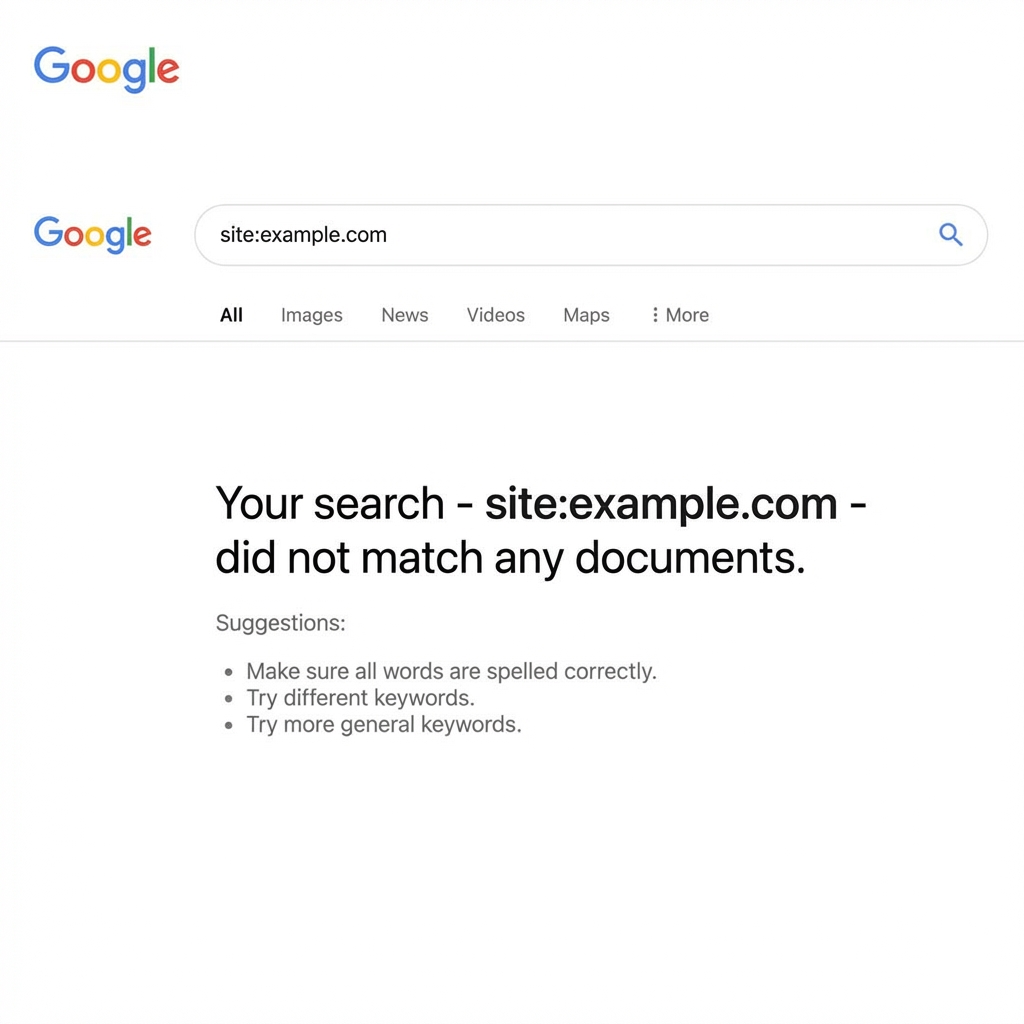 Not Indexed Example